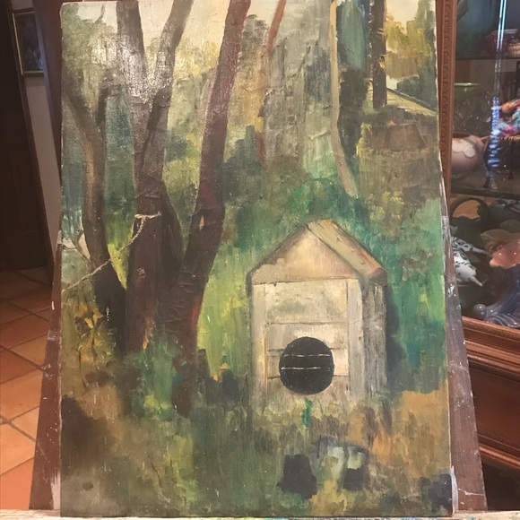 OIL ON CANVAS - Picture 1 of 8